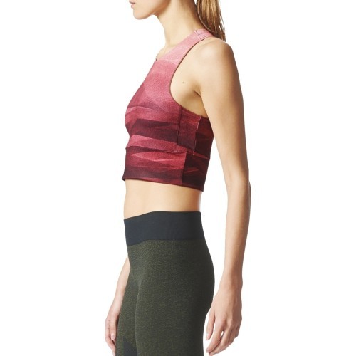 Adidas Crop Graph Mlg Tactile Rose Blouse BQ5854