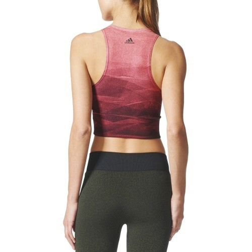 Adidas Crop Graph Mlg Tactile Rose Blouse BQ5854