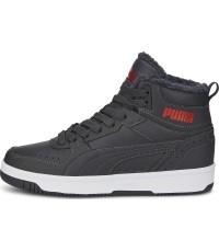 Puma Rebound Joy Fur Grey pusaudžu apavi 375477 06