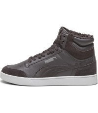 Puma Shuffle Mid Fur Flat Grey vīriešu apavi 387609 03