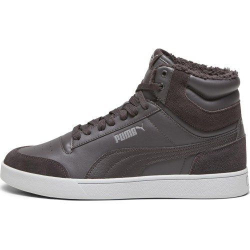 Мужская обувь Puma Shuffle Mid Fur Flat Grey 387609 03