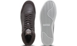 Puma Shuffle Mid Fur Flat Grey vīriešu apavi 387609 03