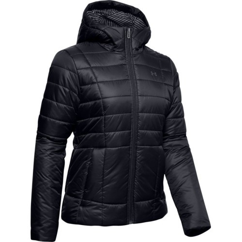 Sieviešu siltināta jaka ar kapuci Under Armour - Black