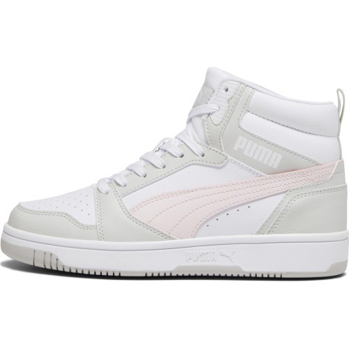 Puma sieviešu apavi Rebound V6 White Grey Pink 392326 07