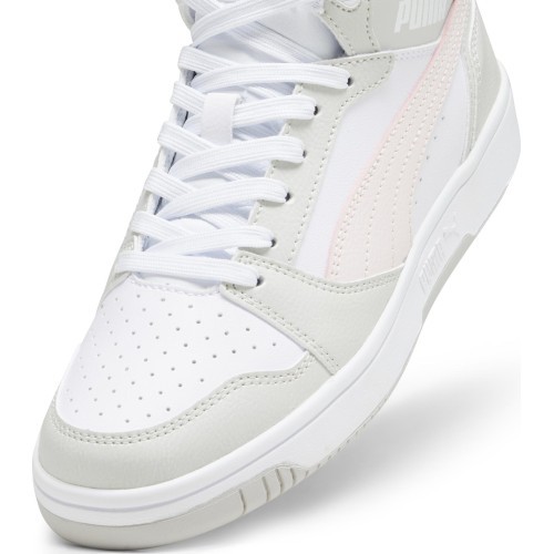 Puma sieviešu apavi Rebound V6 White Grey Pink 392326 07