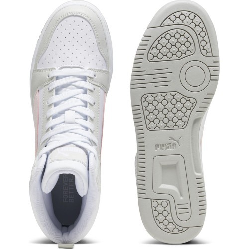Puma sieviešu apavi Rebound V6 White Grey Pink 392326 07