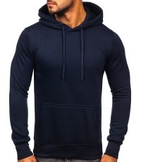 J.Style Men's Fleece Sweatshirt Blue 68B2009-25