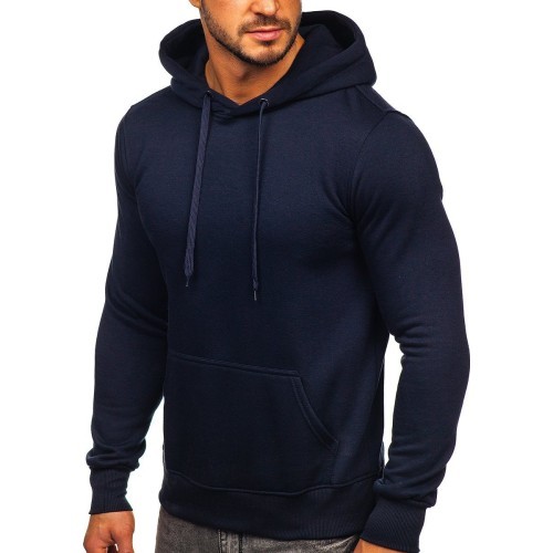 Мужской флисовый джемпер J.Style синий 68B2009-25