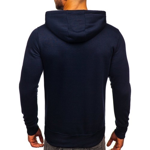 Мужской флисовый джемпер J.Style синий 68B2009-25