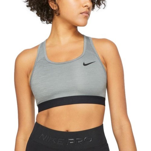 Nike Swoosh Band sieviešu sporta krūšturis, pelēks BV3900 084