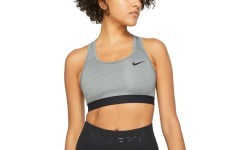 Женский спортивный бюстгальтер Nike Swoosh Band, серый BV3900 084