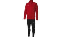 Спортивный костюм для подростков Puma Teamgoal чёрный красный 656809 01