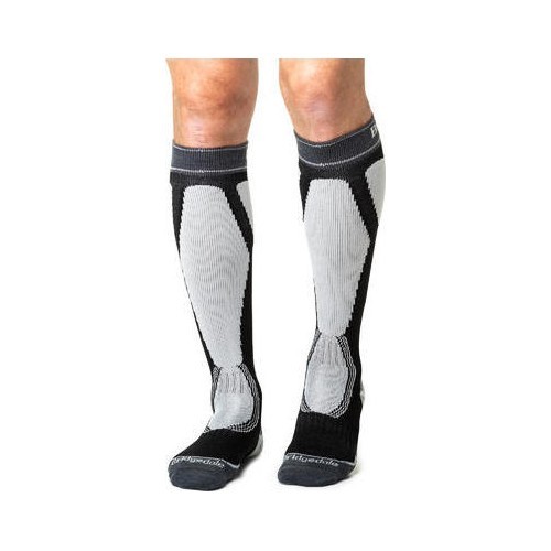 Socks Bridgedale Ski Easy On Black/Grey - 035
