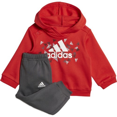 Adidas kids tracksuit I Bos Gra Jog Grey Red HU1553