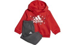 Adidas kids tracksuit I Bos Gra Jog Grey Red HU1553