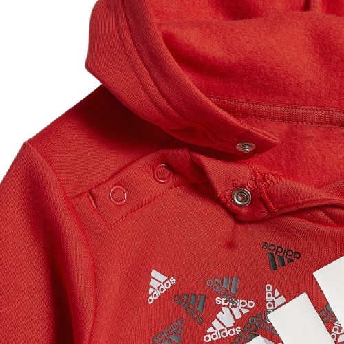 Adidas kids tracksuit I Bos Gra Jog Grey Red HU1553