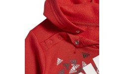Adidas kids tracksuit I Bos Gra Jog Grey Red HU1553