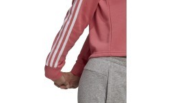 Женская толстовка с капюшоном Adidas W 3S FT Cro, розовая GM5585