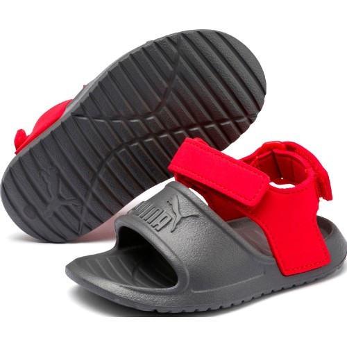 Puma Divecat V2 Injex Inf kids sandals Grey Red 369545 05