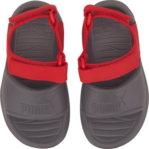 Puma Divecat V2 Injex Inf kids sandals Grey Red 369545 05
