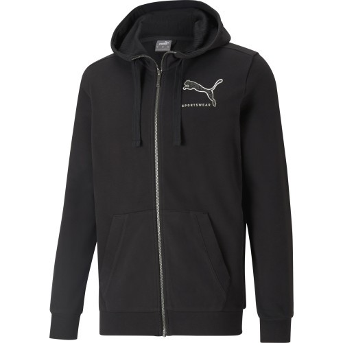 Puma Athletics Hoodie vīriešu džemperis Black 585761 01