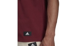 Мужская футболка Adidas M Fi 3s Tee Bordeaux HC5242
