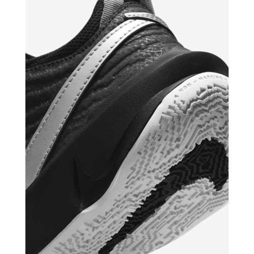 Nike Team Hustle D 10 GS basketbola apavi pusaudžiem, melni CW6735 004