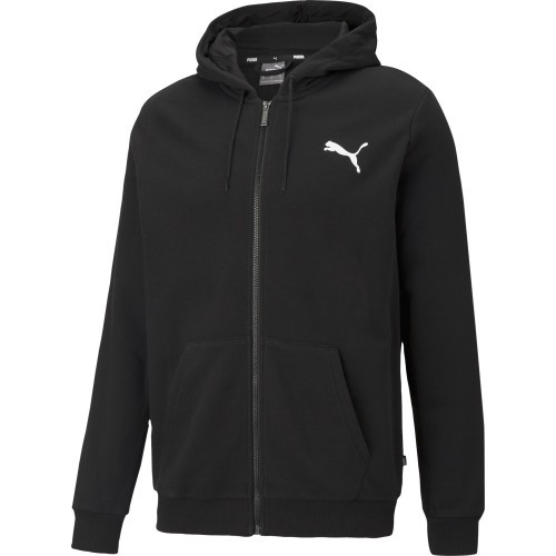 Puma Men's Sweatshirt Ess Small Logo FZ Black 586704 51