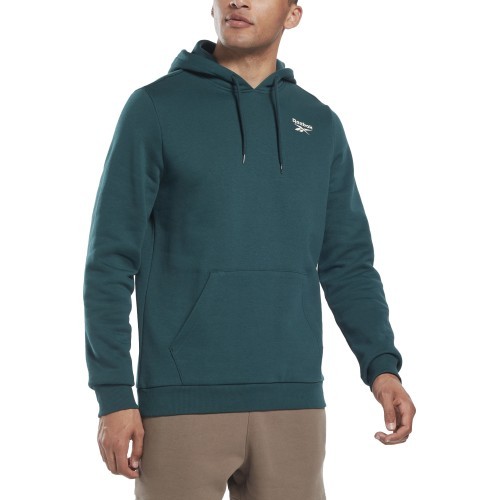 Мужской свитшот Reebok Ri Left Chest Logo, зелёный HJ9939