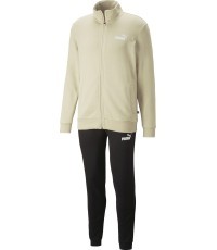 Puma Clean Sweat Suit Black Creamy vīriešu sporta tērps 585840 88