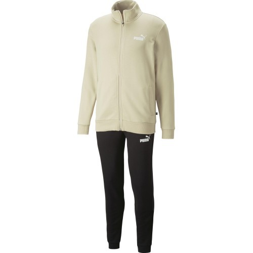 Puma Clean Sweat Suit Black Creamy vīriešu sporta tērps 585840 88