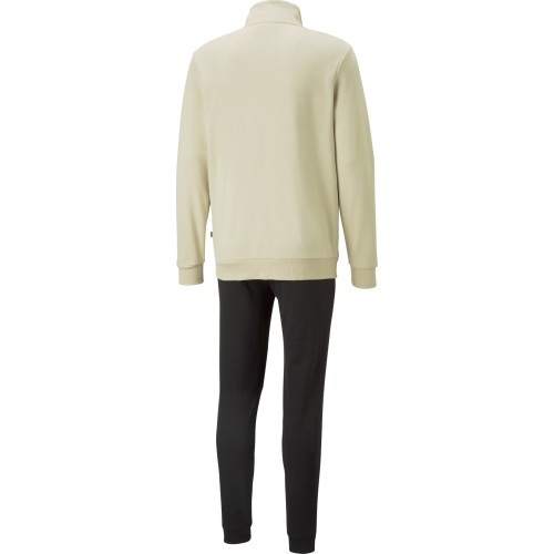 Puma Clean Sweat Suit Black Creamy vīriešu sporta tērps 585840 88