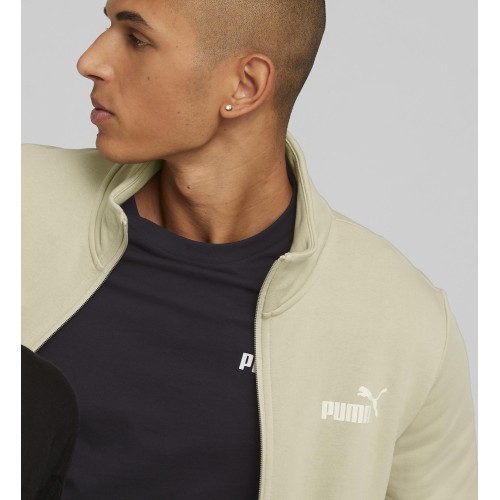 Puma Clean Sweat Suit Black Creamy vīriešu sporta tērps 585840 88