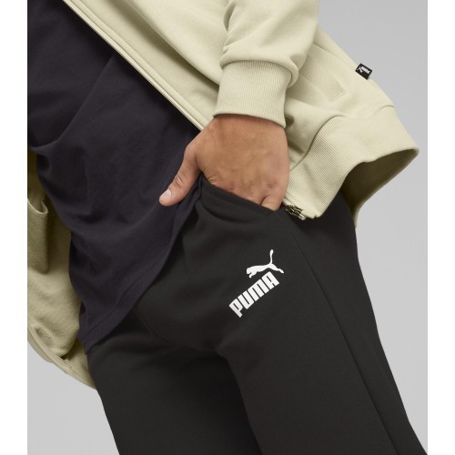 Мужской спортивный костюм Puma Clean Sweat Suit Black Creamy 585840 88