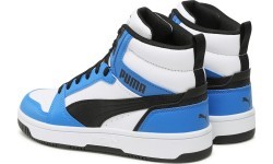 Puma Rebound V6 Mid Jr pusaudžu apavi White Blue Black 393831 06