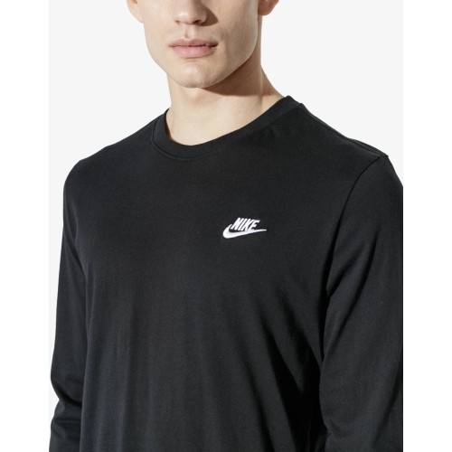 Nike vīriešu krekls M NSW Club Tee-LS Black