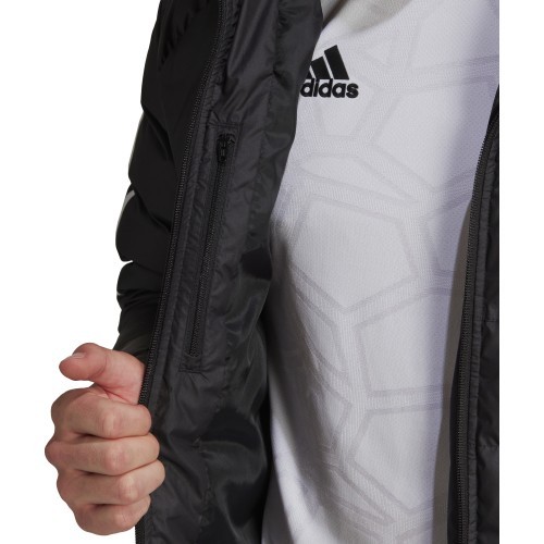 Мужской пуховик Adidas Con22 L, чёрный H21256