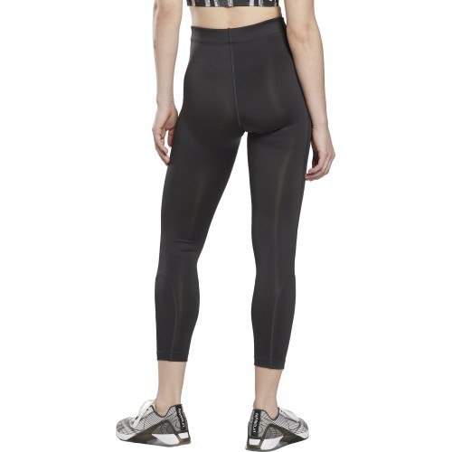 Женские леггинсы Reebok MYT Detail Poly Tight чёрные HG3828