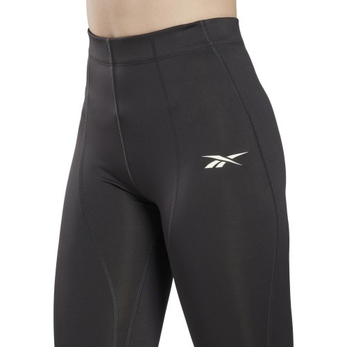 Женские леггинсы Reebok MYT Detail Poly Tight чёрные HG3828