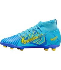 Футбольные бутсы Nike Jr Superfly 9 Club KM FG/MG для подростков, сине-жёлтые DO9789 400