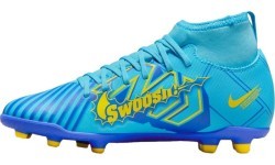 Nike Jr Superfly 9 Club KM FG/MG pusaudžu futbola apavi, zili dzelteni DO9789 400