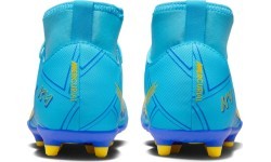 Nike Jr Superfly 9 Club KM FG/MG pusaudžu futbola apavi, zili dzelteni DO9789 400