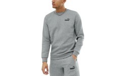 Puma Men's Sweatshirt Ess Small Logo Crew Grey 586682 03
