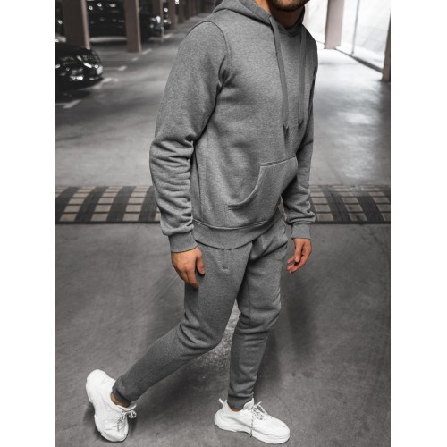 Мужской спортивный костюм J.Style серый 68C10381-5