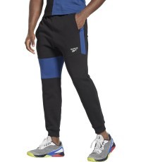 Мужские спортивные брюки Reebok Evostripe Crew Medium Blue Black HG3191