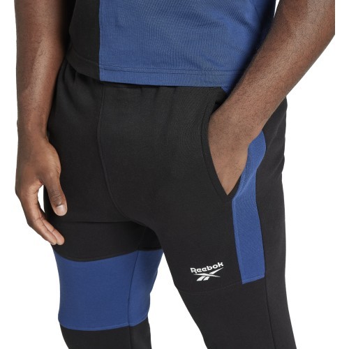 Reebok Evostripe vīriešu sporta bikses Crew Medium Blue Black HG3191