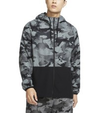 Nike vīriešu džemperis M NK Flx Vnt MX HD FZ Jkt Camo Grey Black