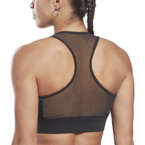 Reebok Piping Pack Bralette Women's Sports Bra Black HD2818