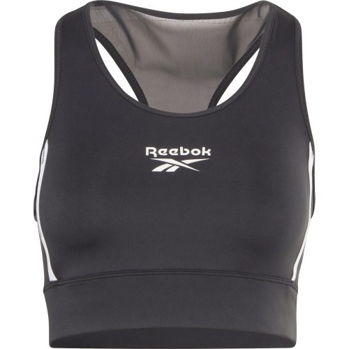 Reebok sieviešu sporta krūšturis Piping Pack Bralett Black HD2818