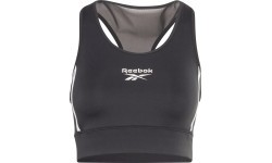 Reebok sieviešu sporta krūšturis Piping Pack Bralett Black HD2818